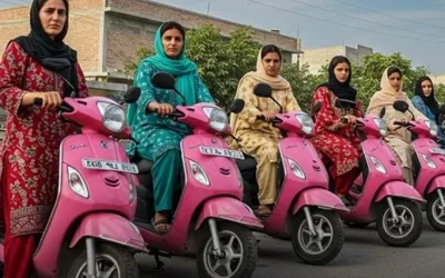 Sindh Govt launches Pakistan’s First EV pink scooters for women with driving licenses