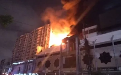 Karachi shopping mall fire brought under control
