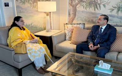 Field Marshal Asim Munir Meets Saima Saleem, Praises Her Diplomatic Contributions
