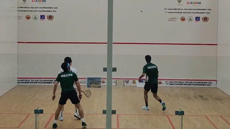 Pakistan will face India in Asian Doubles Squash finals