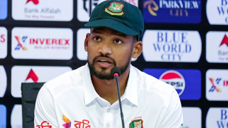 Bangladesh Test Captain Najmul Hossain Shanto
