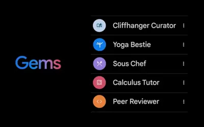 Google integrates customizable Gemini Chatbots (Gems) into Google workspace apps