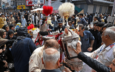 Muharram 10 (Ashura) observances with processions and mourning gatherings across the country