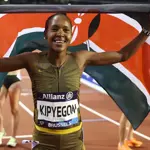 Kenya's Faith Kipyegon sets new women's 1,500m world record