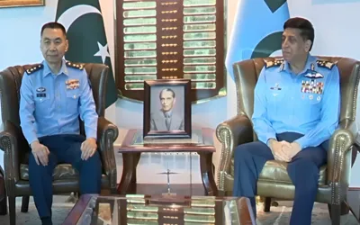 Chinese Air Force delegation meets PAF Chief Marshal Zaheer Sidhu