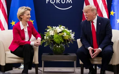 Trump claims he is unaware of Gaza Situation, Meeting with EU President