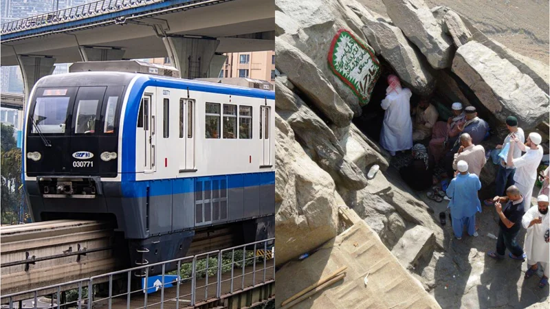 Makkah to launch one way railway system to historic cave of "Ghar-e-Soor" by 2025