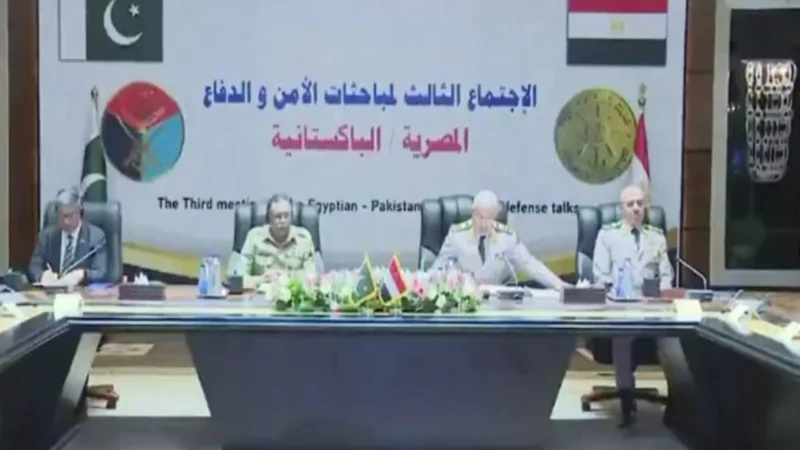 CJCSC General Sahir Shamshad Strengthens Military Ties During Egypt Visit