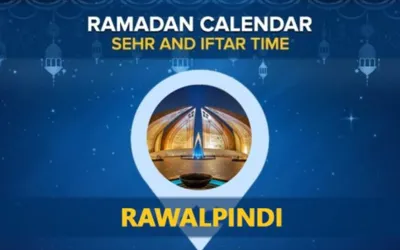 Iftar time Rawalpindi: Today Sehri and Iftar time in Rawalpindi 2024