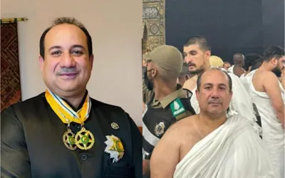 Netizen reacts on Rahat Fateh Ali Khan's Umrah journey photos