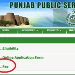 PPSC updated fee structure 2024 for several jobs