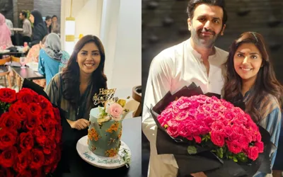 Sunita Marshall gets a surprise birthday celebration party from her husband