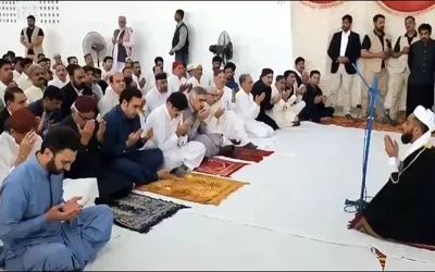 Chairman PPP Bilawal Bhutto offers Eid prayer at Naudero