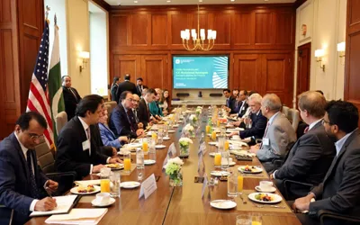 Aurangzeb vows to improve business climate in Pakistan