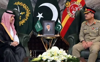 COAS, Saudi FM discuss bilateral cooperation in various sectors