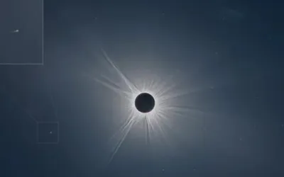 Rare Click: Comet caught on camera by astronomers covering Solar Eclipse