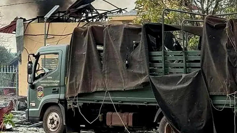 Cambodia: 20 soldiers killed in ammunition explosion