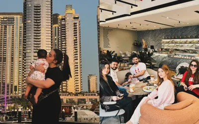 Aiman Khan shares a glimpse of her Dubai vacation with family