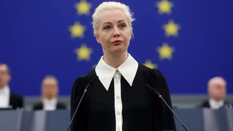 Alexei Navalny widow urges Russian citizens to protest on Election Day