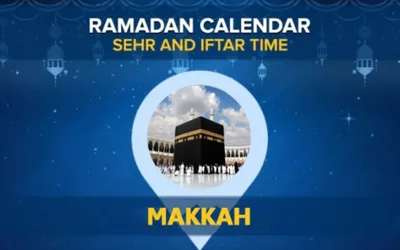 Makkah Ramadan Calendar 2024: Sehri & Iftar timing Makkah
