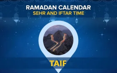 Taif Ramadan Calendar 2024: Sehri & Iftar timing Taif