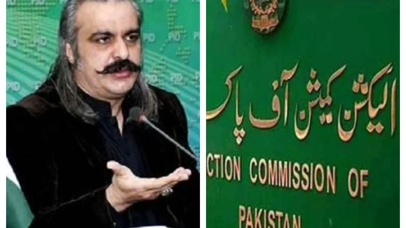 ECP issues notice to Ali Amin Gandapur on disqualification request