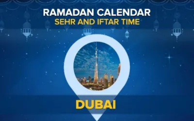 Today Iftar & Sehri Time in Dubai - 19th March 2024