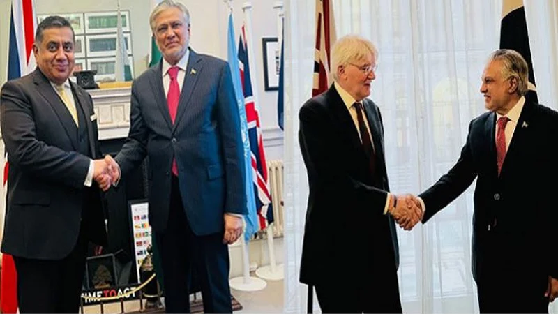 FM Dar, UK ministers discuss bilateral ties