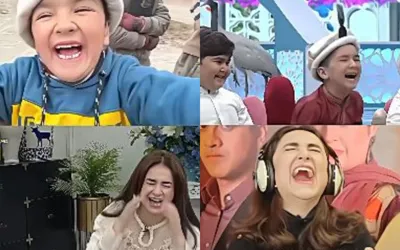 Fan made adorable video of Yumna Zaidi & Muhammad Shiraz's laughing moments