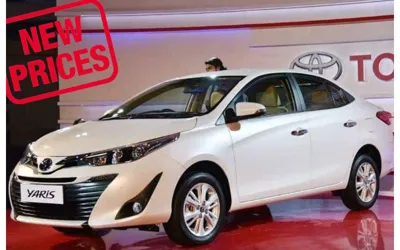 Toyota Yaris Prices Drop by Up to Rs. 133,000
