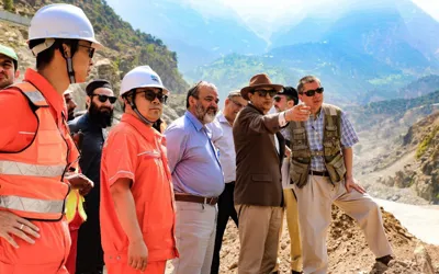 Chairman WAPDA visits Dasu Project to express solidarity with Chinese