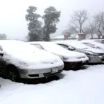 Tourist entry restricted in Murree due to heavy Snowfall