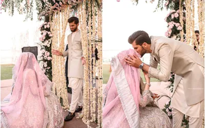 Shaheen Afridi and Ansha Celebrate First Nikkah Anniversary