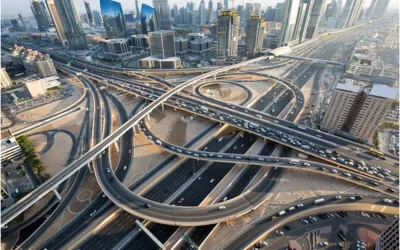 Dubai police recorded 50 accidents in just 20 minutes during rush hour