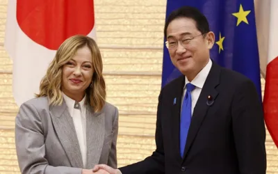 Japan to enhance defense and economic ties with Italy