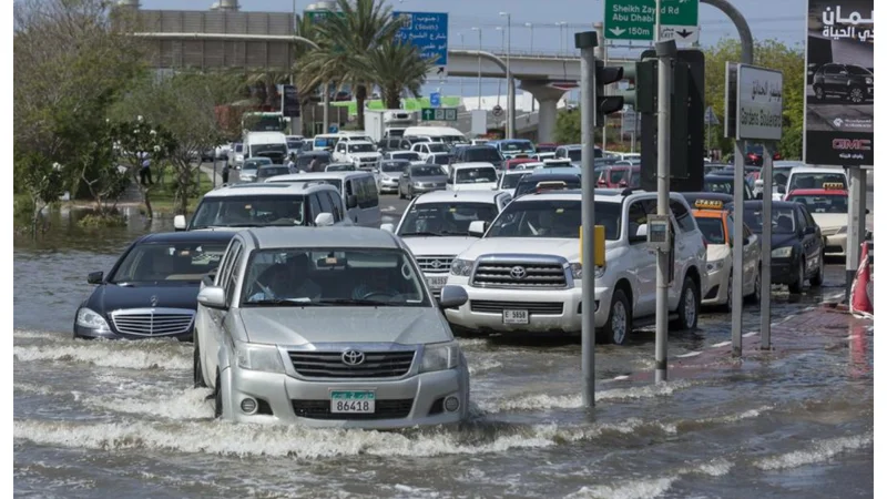 Heavy Rains in Dubai: Sheikh Zayed Road traffic diverted for water buildup