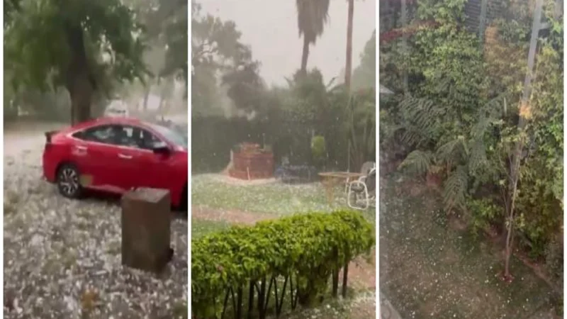 Hailstorm wreaks havoc on cars, trees, traffic in Islamabad, KP