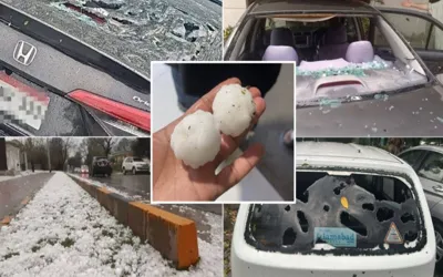 Vehicles damaged as hailstorms batter Islamabad, parts of KP