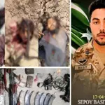 Soldier martyred, four terrorists killed in DI Khan IBO