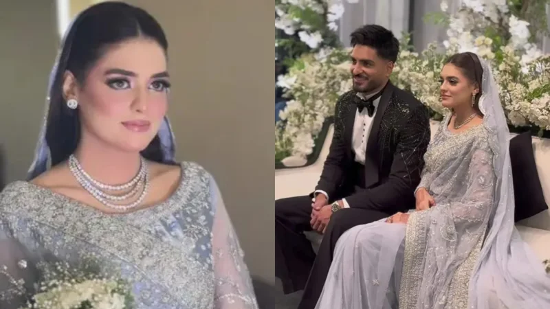 See Photos: Omer Shahzad & Shanzay Lodhi’s elegant reception moments