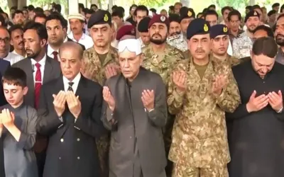Leaders Attend Funeral of Martyred Child, PM Condemns Indian Aggression