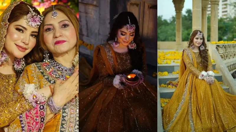 See Photos: Neelam Muneer’s stunning pictures from her Mayon event