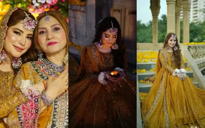 See Photos: Neelam Muneer’s stunning pictures from her Mayon event