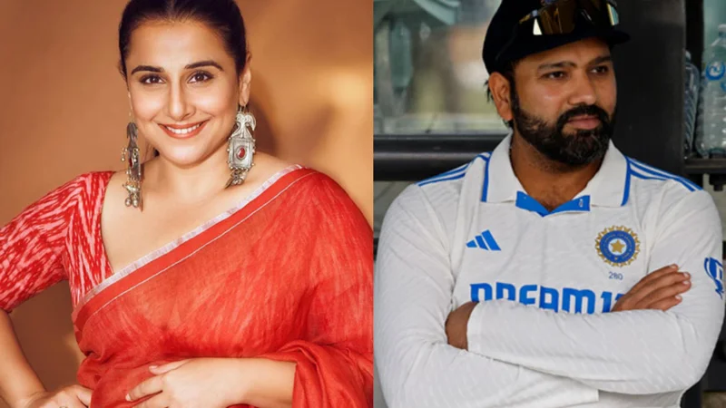 Vidya Balan's team responds to criticism over tweet supporting Rohit Sharma