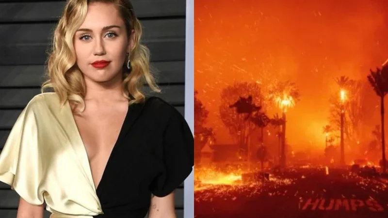 Miley Cyrus expresses grief over devastating Los Angeles wildfires