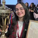 Pakistani Student Rania Ali wins Best Delegate Award in Dubai