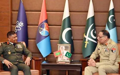 Maldives Chief of Defence Staff calls on CJCSC Gen Sahir Shamshad