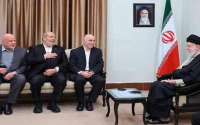 Iran's Khamenei meets top Hamas leaders in Tehran