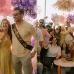 Watch: Kubra Khan & Gohar Rasheed celebrate their ‘Bridal and Groom Shower party’