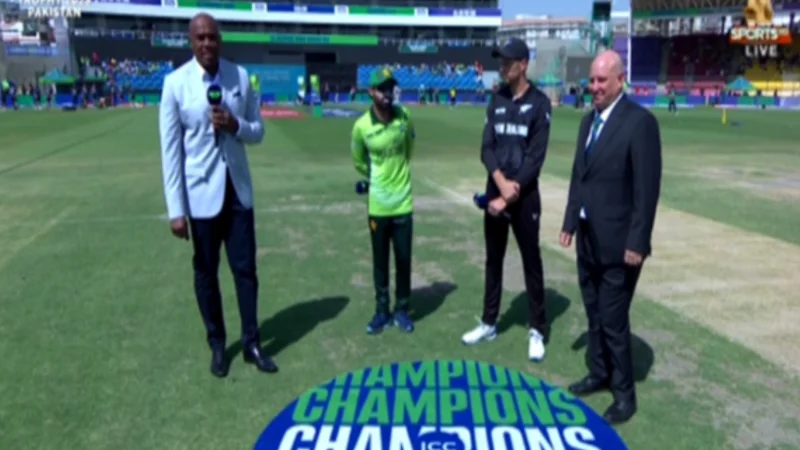 ICC Champions Trophy 2025: Pakistan wins toss, opts to bowl first against New Zealand in opening match